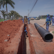 SANEAMENTO / INFRA-ESTRUTURA / ESTAÇÃO TRATAMENTO ESGOTO - 1D